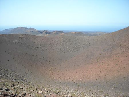 Peisaj din Timanfaya Lanzarote – vegetaţie de licheni