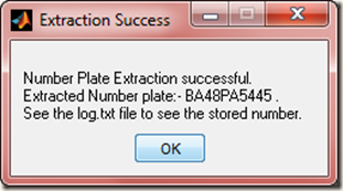 extracted number plate