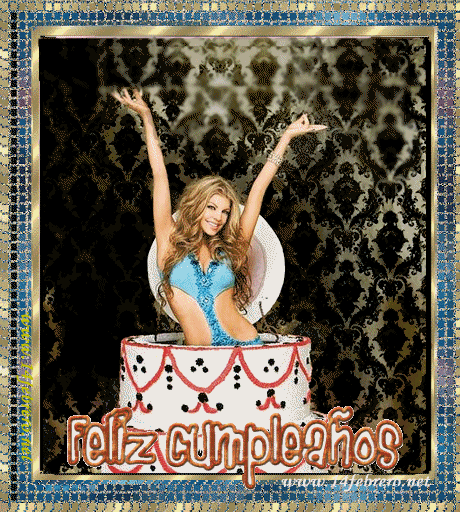 chica feliz cumpleaños tarta 14febrero