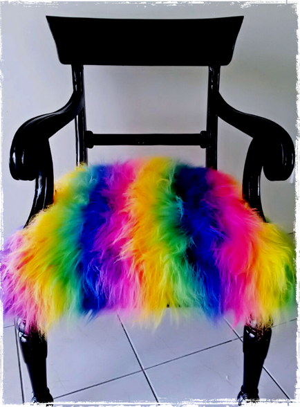 fuzzy monster chair
