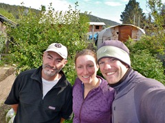 Staying with Jose-Luis at his casa in El Bolson, Argentina.