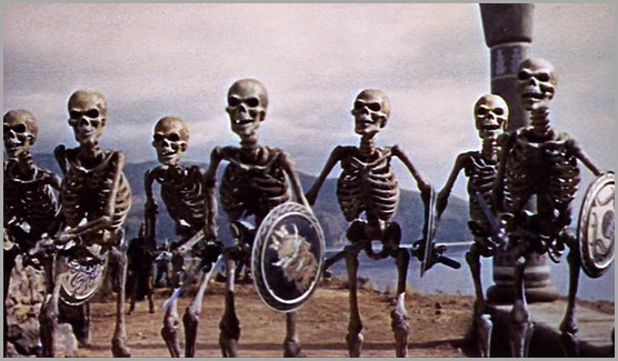 The skeleton fight from JASON AND THE ARGONAUTS (1963).