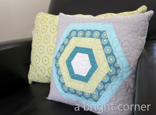 hexagon pillow 2