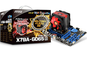 MSI X79A-GD65 (8D) Frio Advvanced mainboards, Military Class III Components
