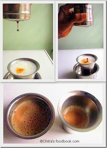 Filter Coffee / South Indian Filter Coffee With Step By Step Pictures |  Chitra's Food Book
