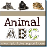 Animal ABC Button