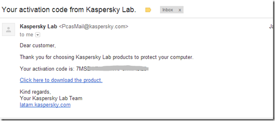 Kaspersky small office security key