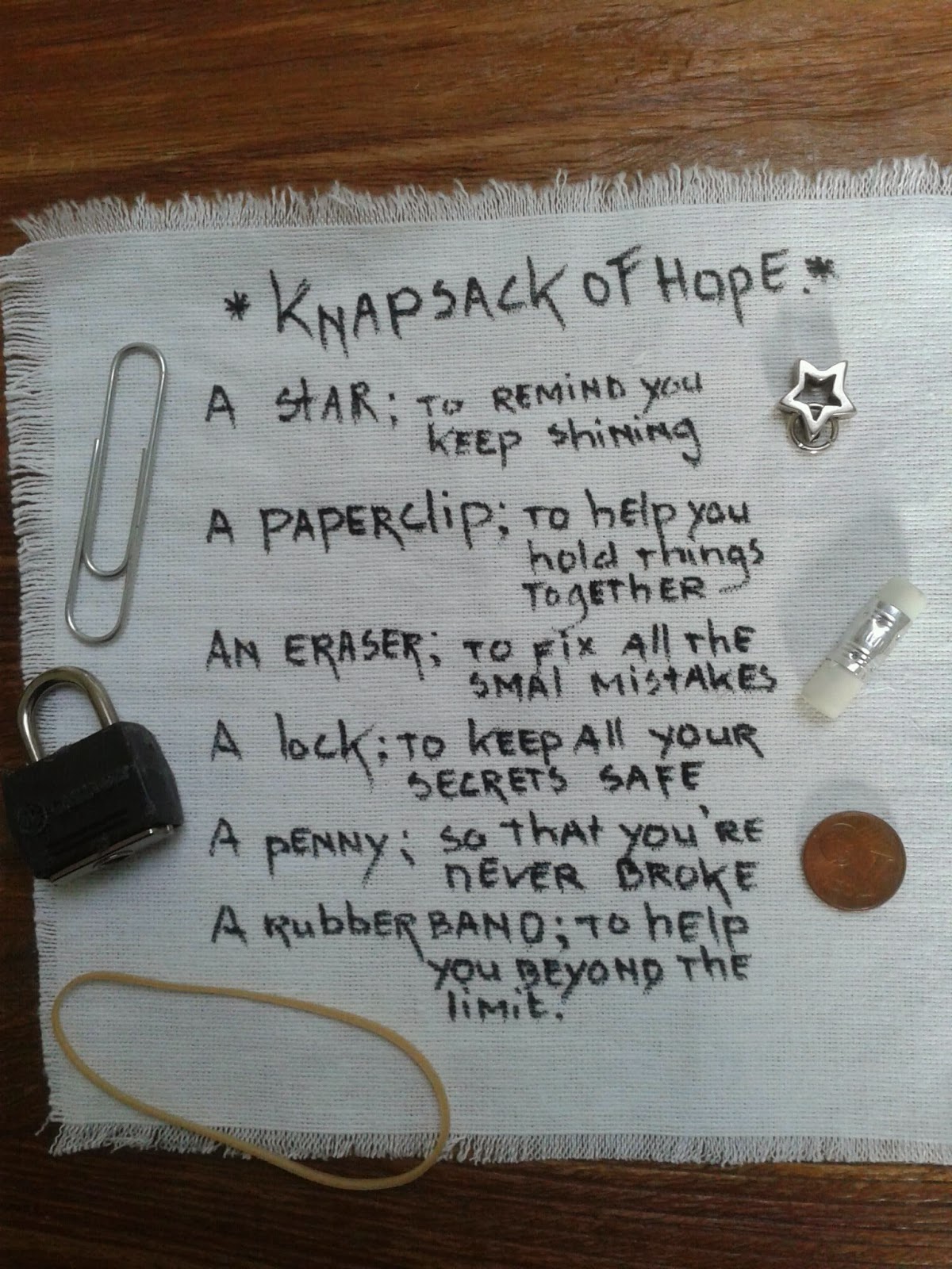 echtomarion Knapsack of hope