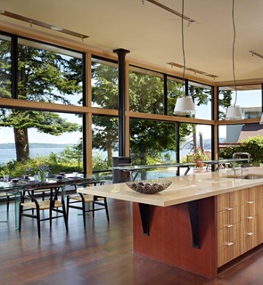 Cocina diseño cocina americana isla moderna