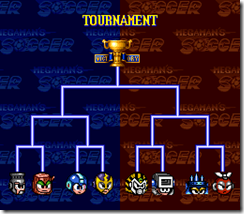 Em "Tournament", o progresso se dá por eliminatórias