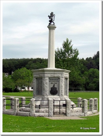 War memorial Dalbeattie Park.