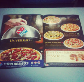 domino's pizza brochure