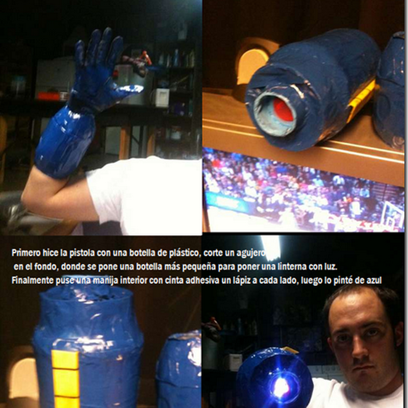 disfraz casero de Mega Man con instrucciones