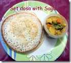 49 - Set dosa with Sagu 49 - Set dosa with Sagu