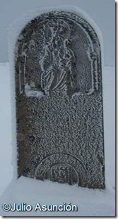Estela de la Virgen de Roncesvalles en Ibañeta - Roncesvalles