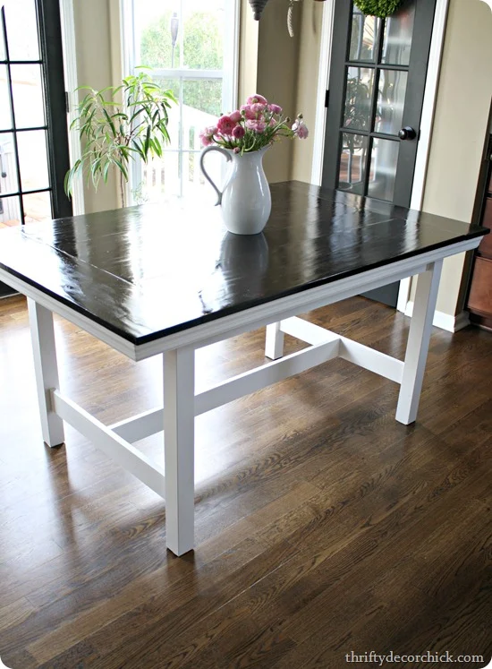IKEA table to farmhouse table