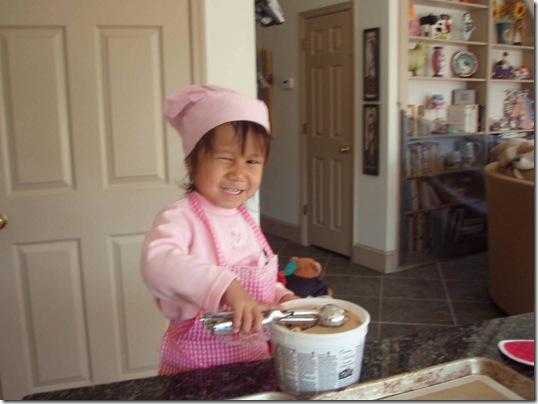 1 6 08 First time baking cookies  XX