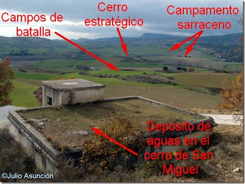 Vista del campo de batalla desde el cerro de San Miguel - Ruta batalla de Valdejunquera