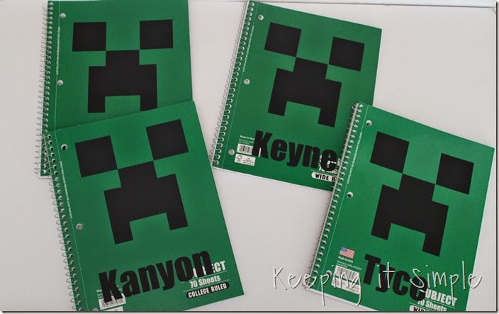 Minecraft Notebooks (8)