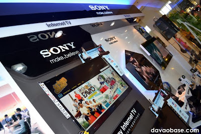Sony Internet TV and 3D World sections at Sony Centre in Abreeza Mall