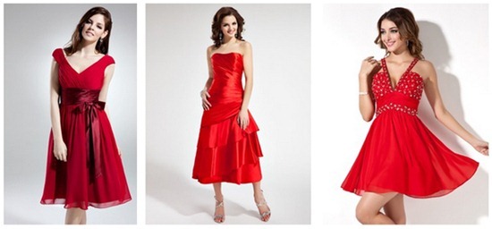 Red homecoming dresses - fab!