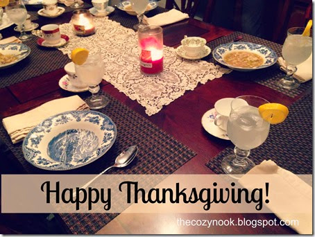 Happy Thanksgiving - The Cozy Nook