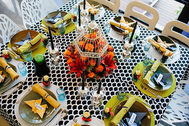 The table, styled by Sarah Bowman of Chalk Design, featuring floral art from Rockabilly Floral Lane and beautiful serving ware from Harriet Schwarzrock, Peter Minson, Margaret Brown, Makeout Design, Rebecca Dowling and Dimity Kidson. HerCanberraDinner010.jpg