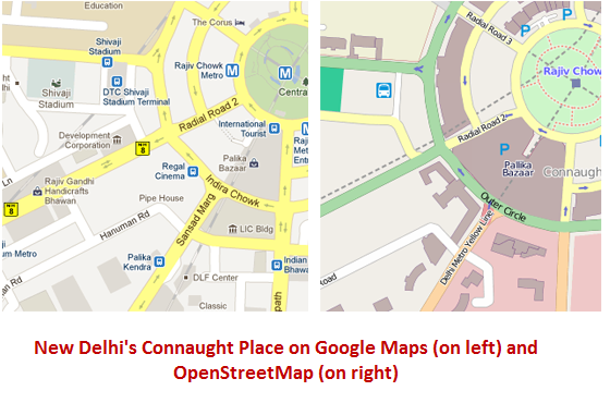 google-vs-openstreet