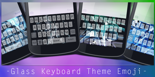 Glass Keyboard Theme Emoji
