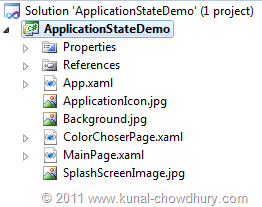 Project setup for Application State Management Demo