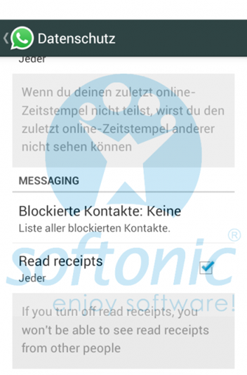 Desactivar doble check azul de WhatsApp