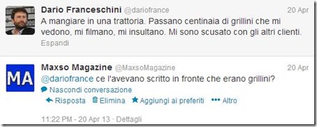 Il tweet di Dario Franceschini