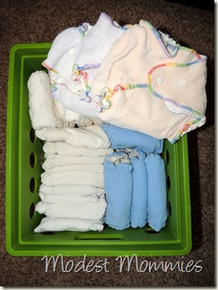 Cloth Diapering - Night Fitteds Container