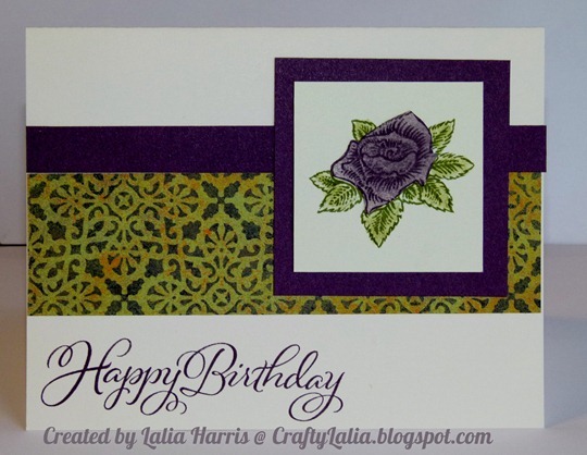 Card-Moonlight with Happy Valentines Day SOTM and Joyful Birthdays Stamp
