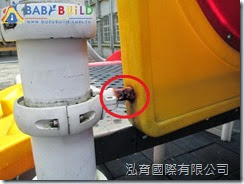 BabyBuild 兒童遊具現場安全檢查 鐵件生鏽腐蝕