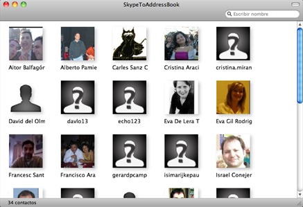 SkypeToAddressBook para Mac
