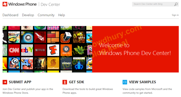 Windows Phone Dev Center New Look
