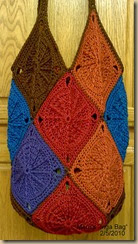 crochet multicolor bag