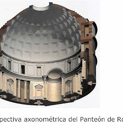 47 - Perspectiva axionometrica del Panteon de Agripa