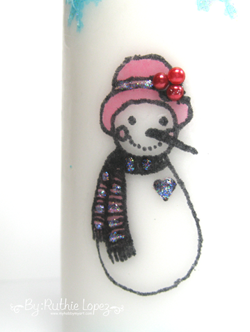 Color Paws - Navidad -Vela decorada - Ruthie Lopez 2
