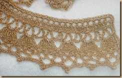 collar crochet detail