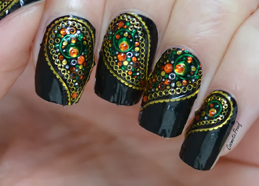 Kiss nail store stickers