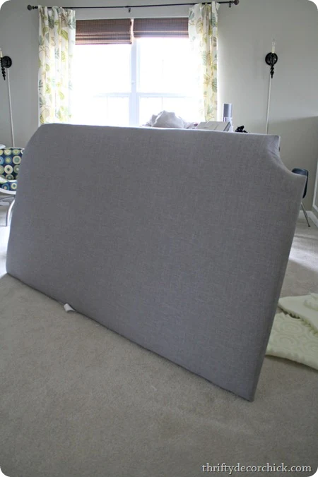 DIY upholstered headboard