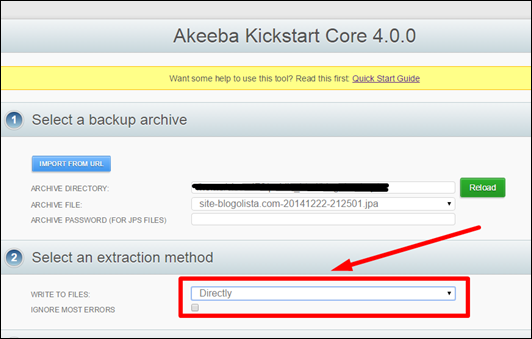 Como recuperar o backup do seu site no Joomla 2.5 - Visual Dicas