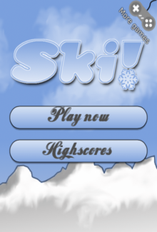 Iphone Webアプリ 障害物を避けながら雪面を滑るスキーゲーム Ski Webstjam