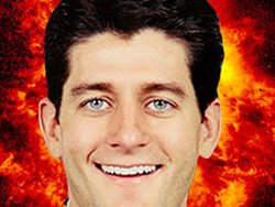 Ryan with background of flames