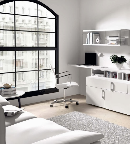 Decoración en blanco para comedores. ¡una idea brillante!