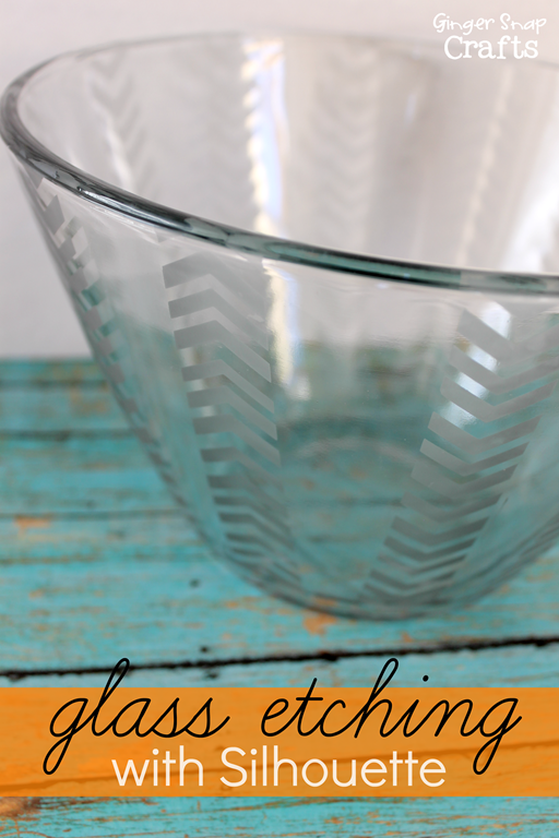 Glass Etching Tutorial with Silhouette #gingersnapcrafts #tutorial #spon