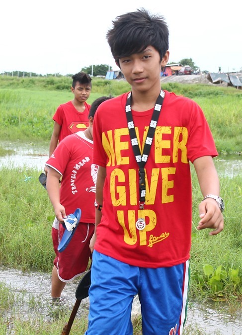 never give up