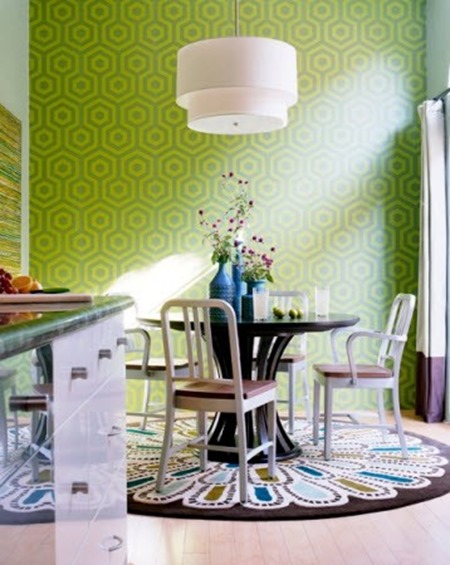 Lime-wall-paper